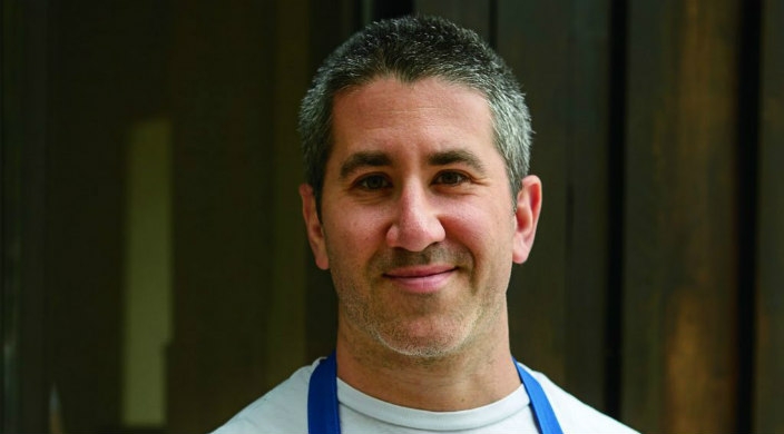 Head shot of Israeli chef Michael Solomonov  of Philadelphia restaurant Zahav