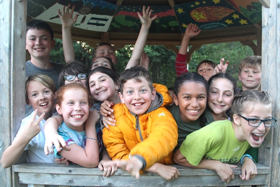 kids enjoying URJ Camp Kalsman